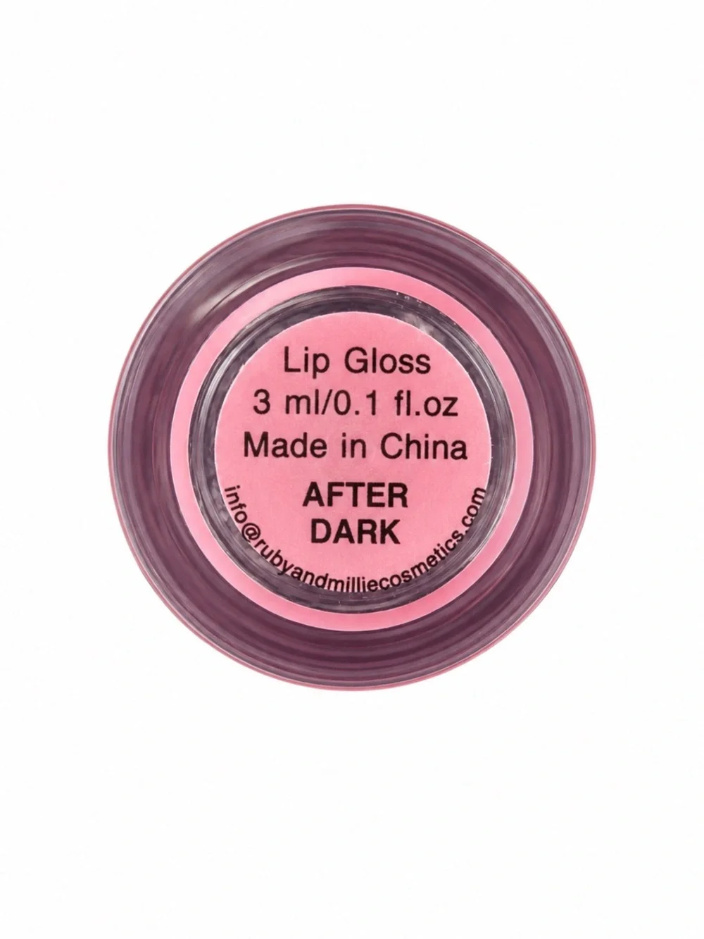 Pink Lip Gloss — Luminous Pink Shine Shade After Dark